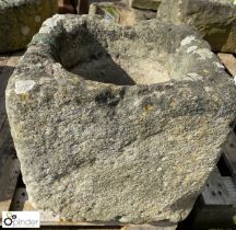 Yorkshire stone square Trough, 350mm x 350mm x 340mm