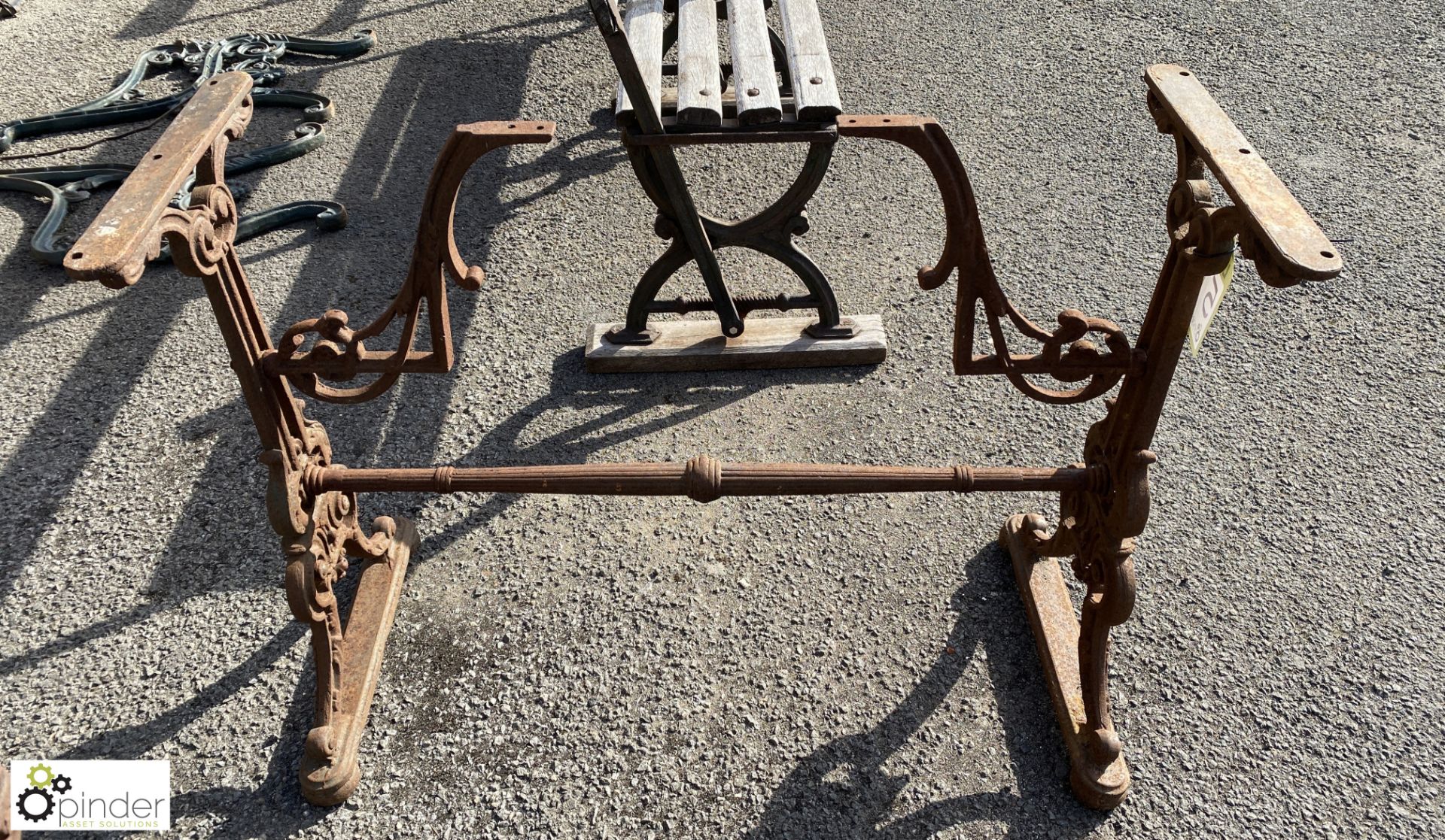 Vintage cast iron Pub Table Base - Image 2 of 6