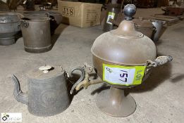 Pewter Tea Pot and Coffee Urn with tap