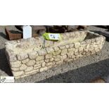 Reconstituted stone Planter, 600mm x 170mm x 110mm