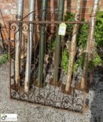 Single wrought iron Gate, 840mm x 1030mm max