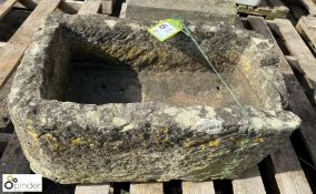 Yorkshire stone Trough, 750mm x 470mm x 270mm