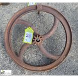 Cast iron Drive Wheel, 490mm dia