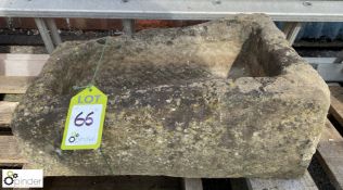 Yorkshire stone Trough, 560mm x 350mm x 200mm