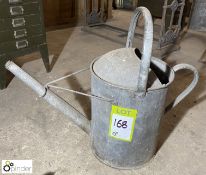 Galvanised 2½ gallon Watering Can, makers mark “G Thompson & Son”