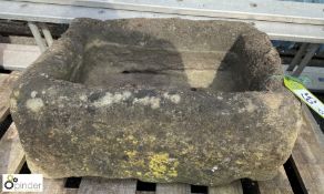 Yorkshire stone Trough, 570mm x 420mm 250mm