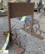 Wrought iron Boot Scraper