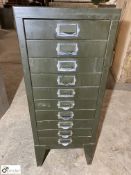 Steel 10-drawer Filing Cabinet