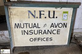 Wood Sign (NFU Insurance Offices)