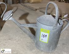 Galvanised 1½ gallon Watering Can, makers mark “Beldray”