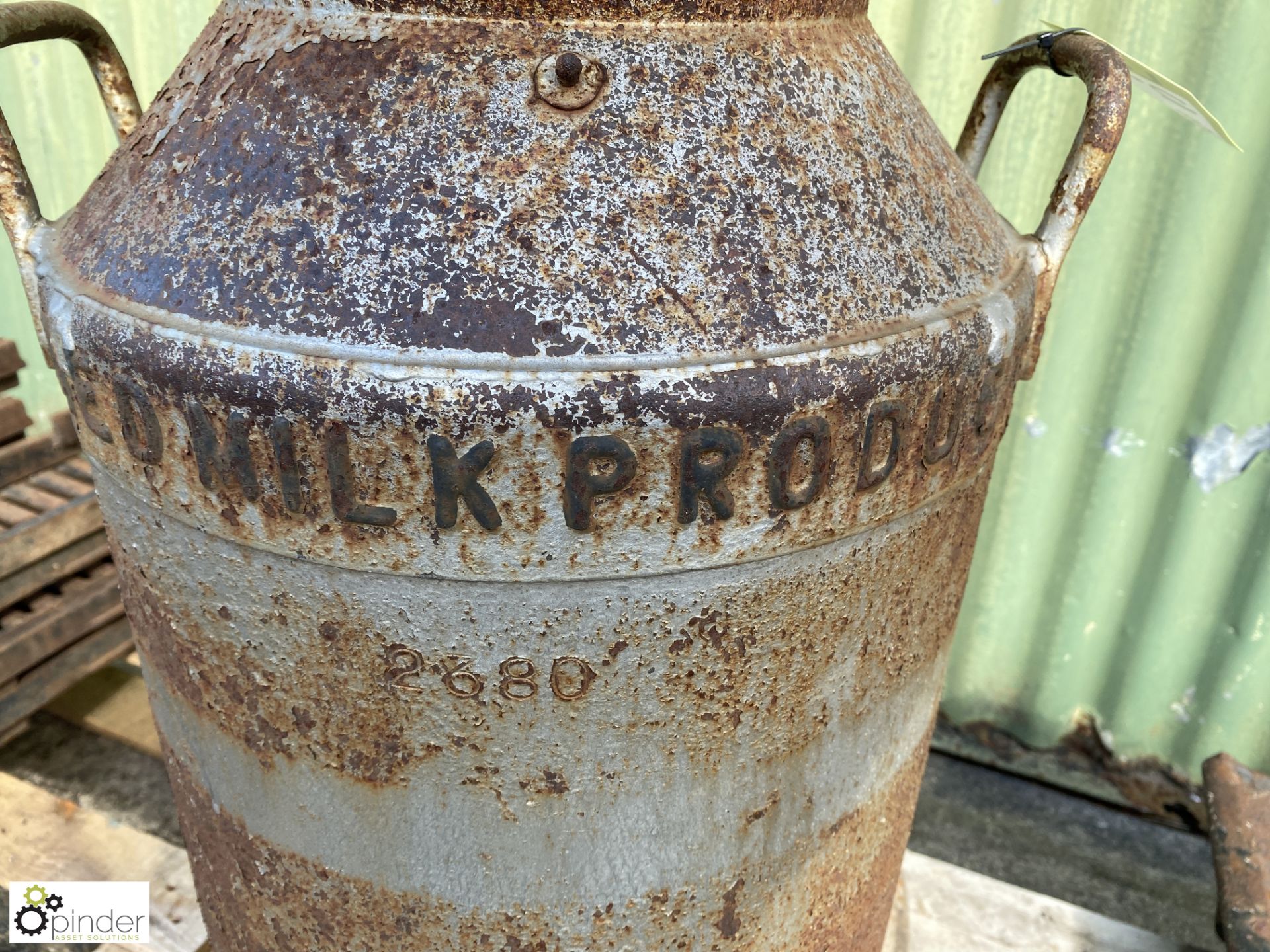 Milk Churn and Lid “Dried Milk Products, Northallerton” - Image 3 of 6
