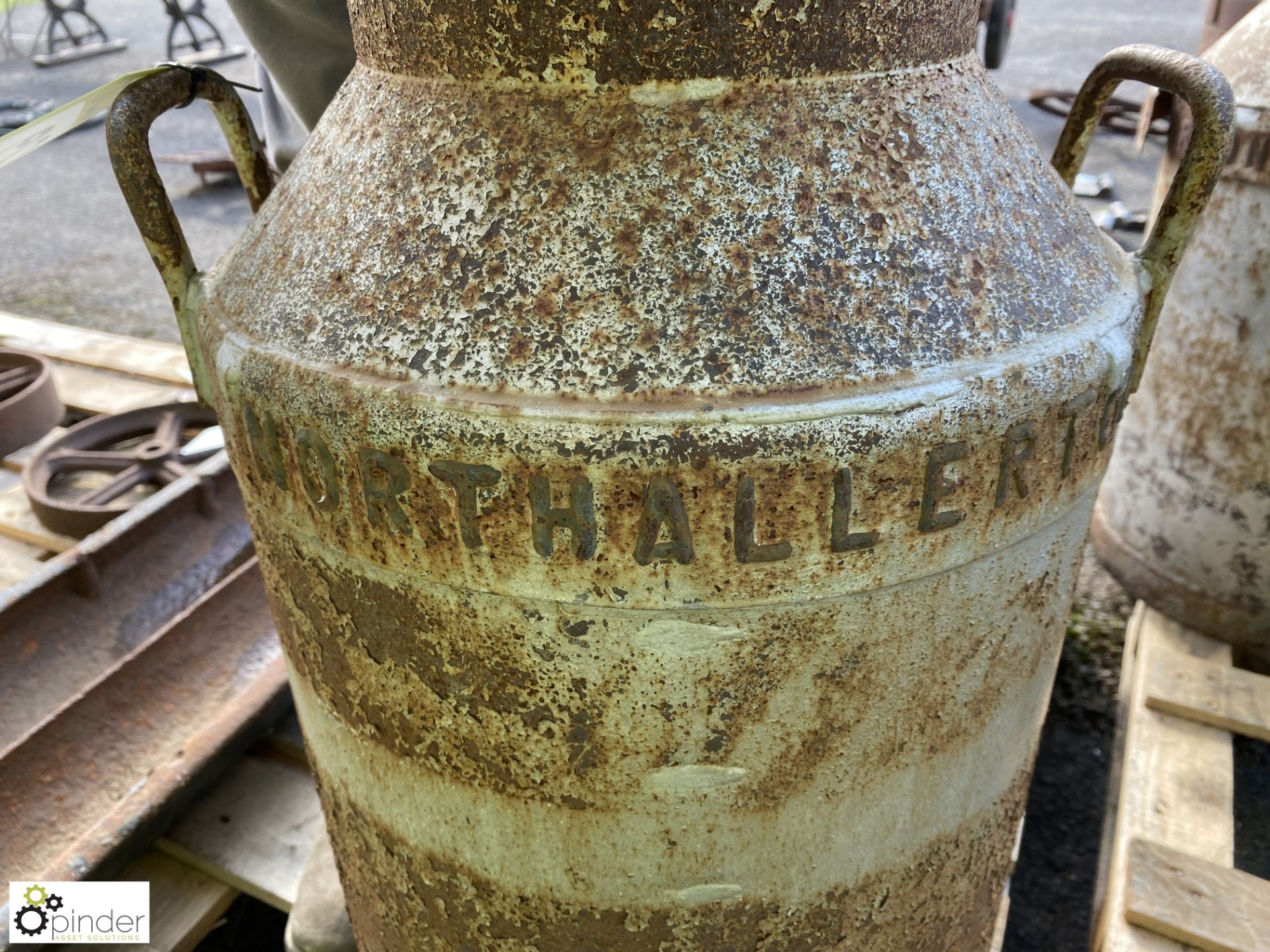 Milk Churn and Lid “Dried Milk Products, Northallerton” - Image 4 of 6