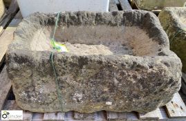 Yorkshire stone Trough, 560mm x 320mm x 230mm
