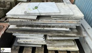 Quantity various Marble Furniture Tops, to pallet