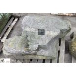 Derbyshire Millstone, 370mm thick, damaged