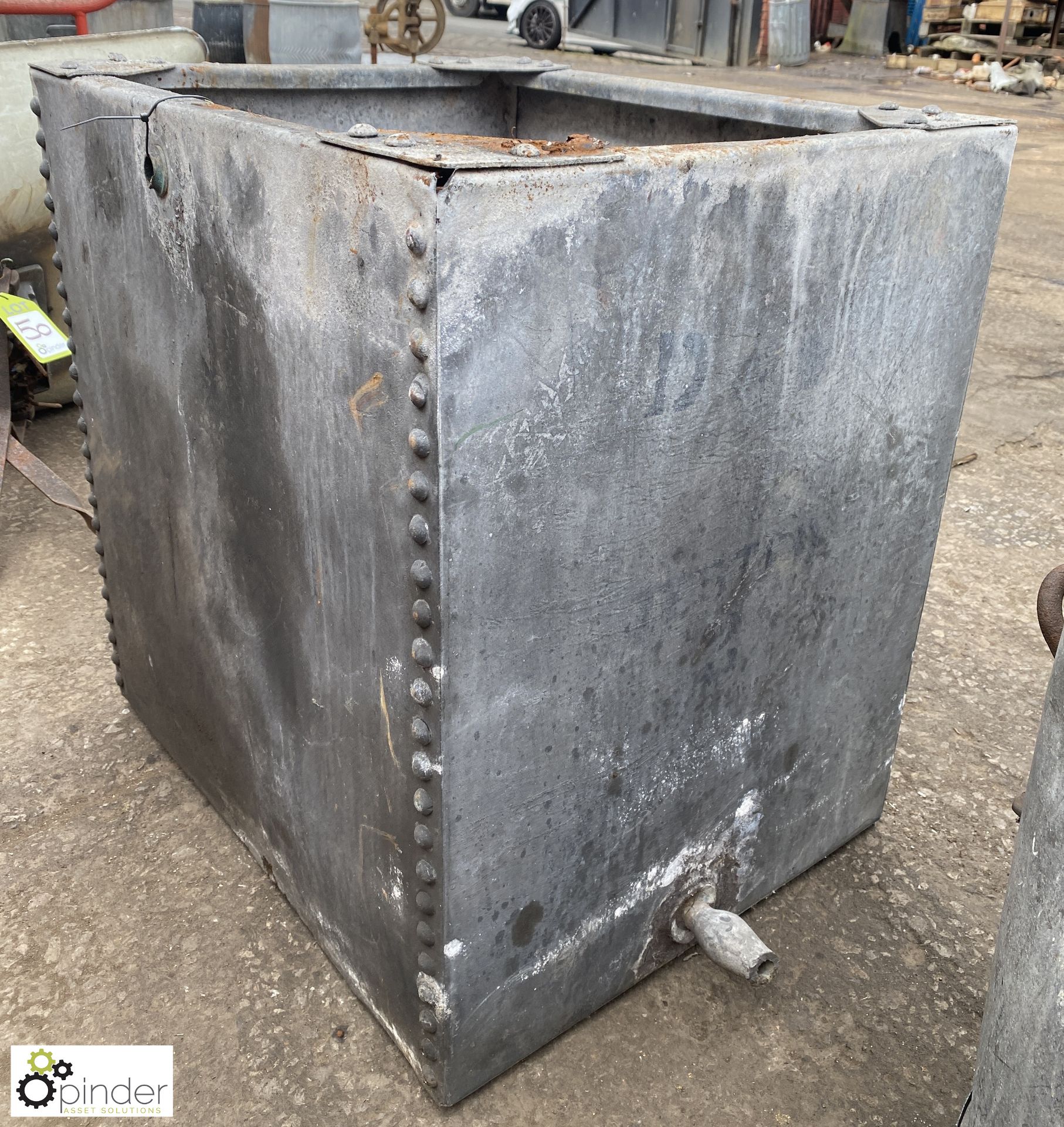 Galvanised Water Tank, 610mm x 490mm x 630mm - Image 5 of 6