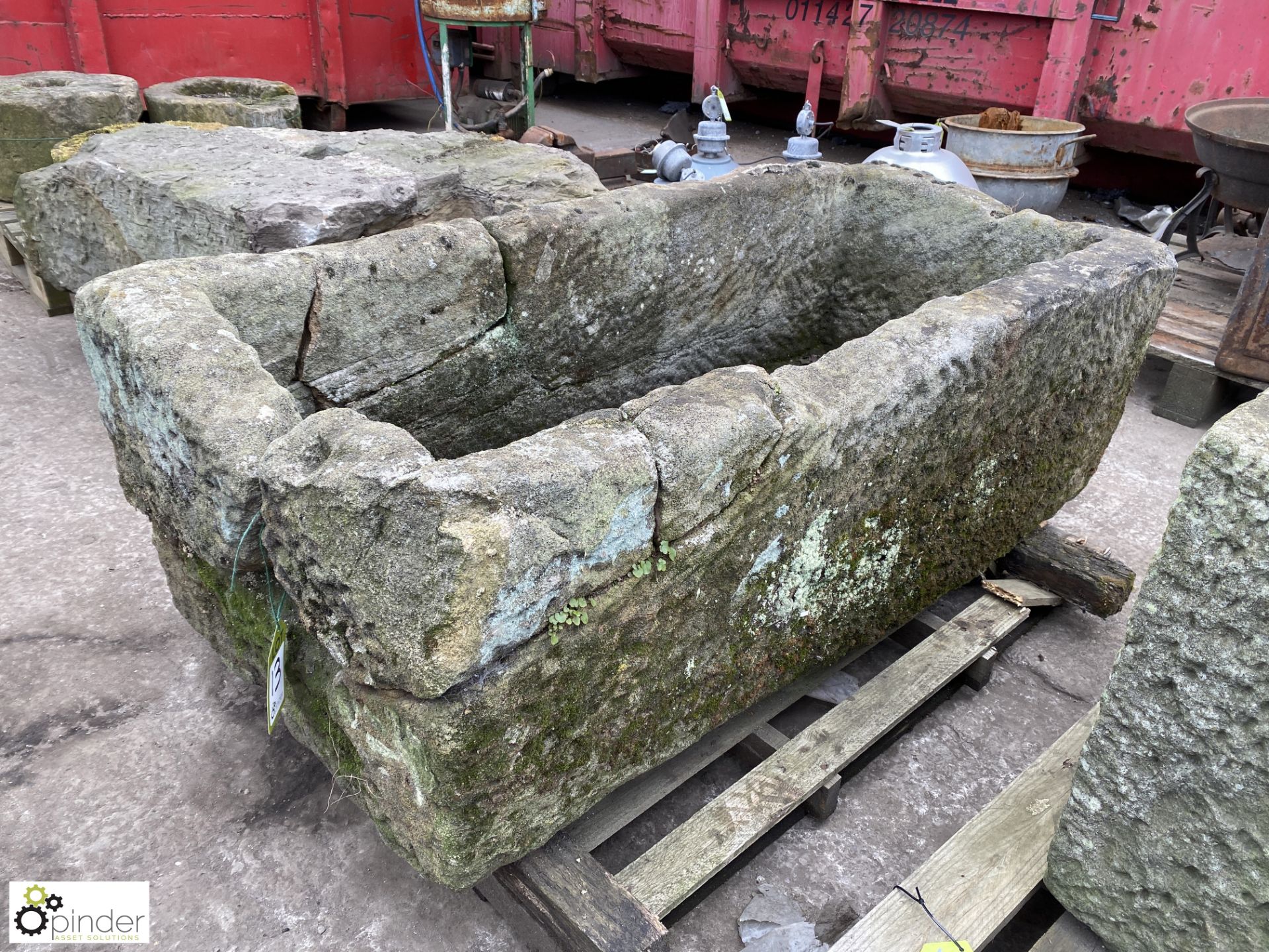 Yorkshire stone Trough, 1450mm x 700mm x 530mm - Image 4 of 7