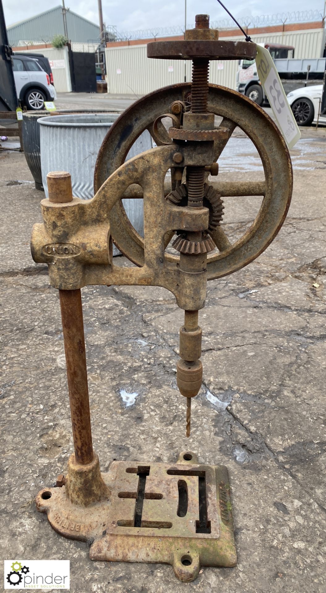 Union vintage manual Pedestal Drill