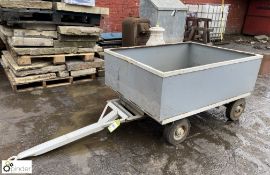 Steel towable Work Cart, 1210mm x 920mm x 350mm