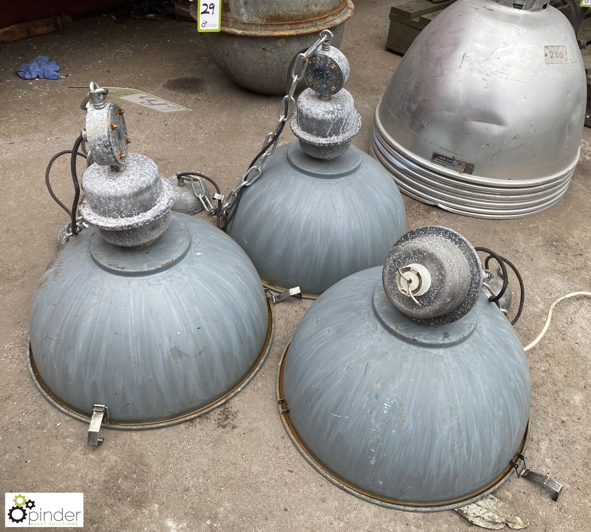3 industrial Ceiling Lamps - Image 2 of 8