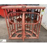 Original Turnstile from the home of Sheffield United, Bramhall Lane, manufactured by WT Ellison & Co