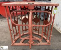 Original Turnstile from the home of Sheffield United, Bramhall Lane, manufactured by WT Ellison & Co