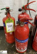 3 Powder Fire Extinguishers, 2kg