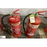 2 Foam Fire Extinguishers, 9litre