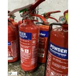 2 Powder Fire Extinguishers, 2kg