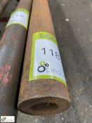 Pipe, grade mild steel, OD 65mm, ID 35mm, length 5m