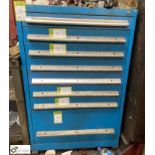 Steel 8-drawer Tool Cabinet, 760mm x 700mm x 760mm