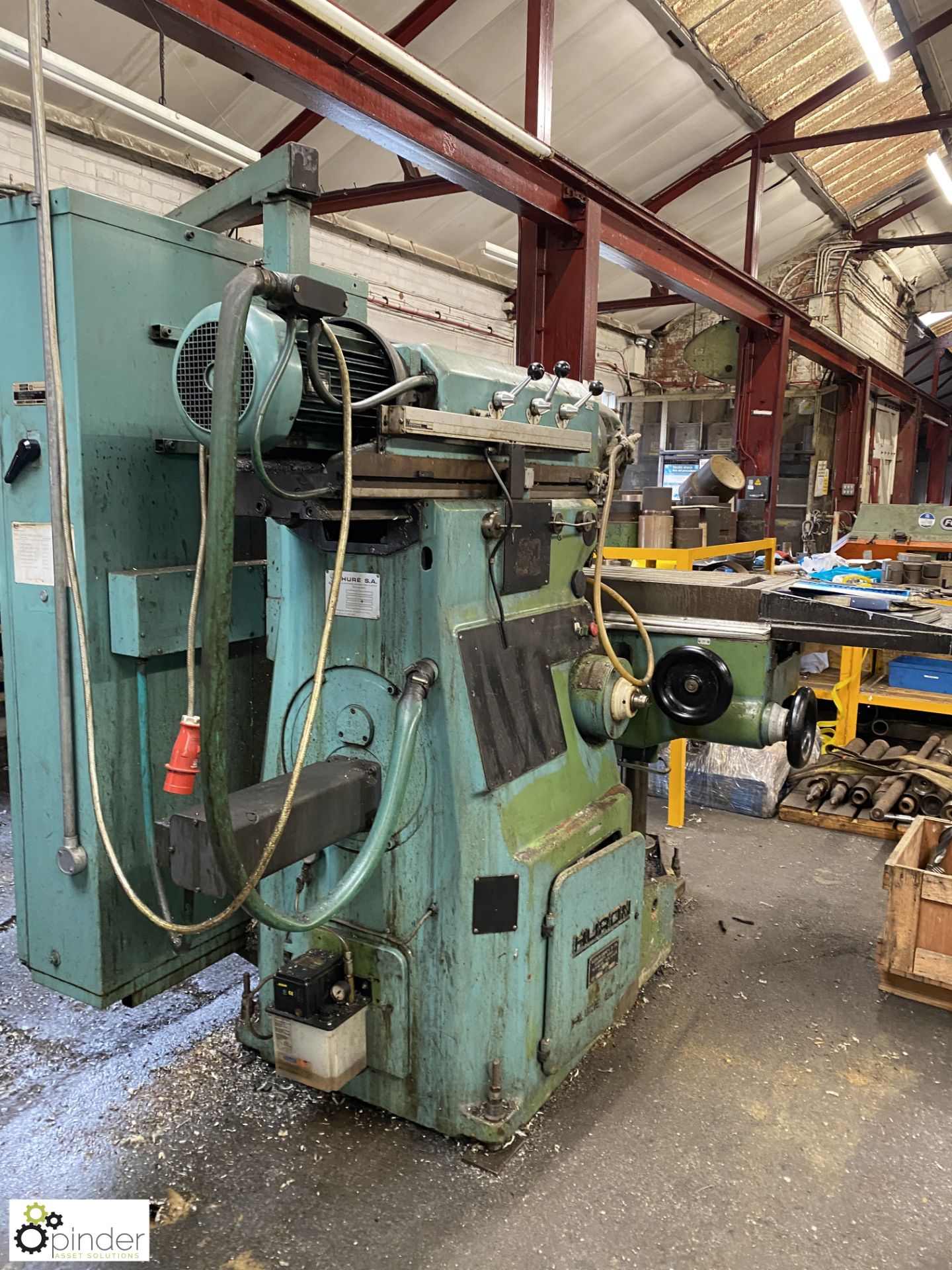 Huron M2006 knee type N/C Milling Machine, 415volts, serial number B5675, year 1983, with Heidenhain - Image 12 of 15