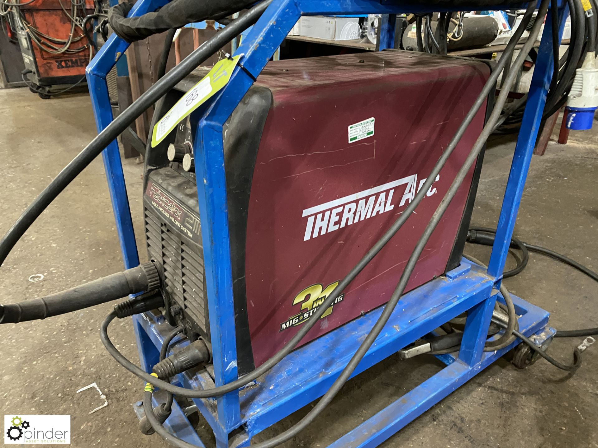 Thermal-Arc Fabricator 211i Mig, Tig and Arc Welding Set, 415volts, with trolley