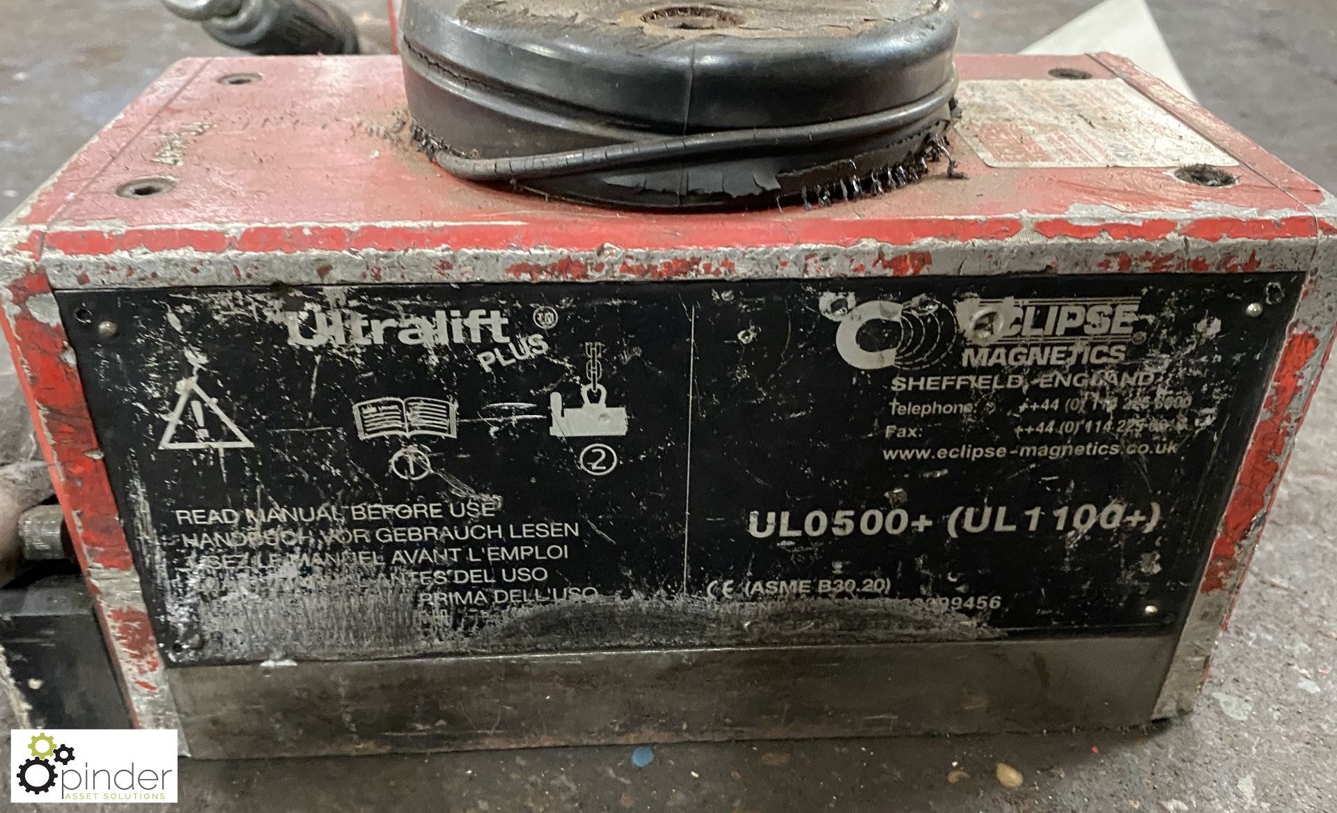 Eclipse Ultralift 500+ Plus Lifting Magnet, 500kg - Image 2 of 5