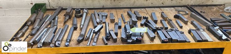 Quantity various Boring Bars and Lathe Cutter