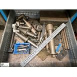 Quantity various Collets and various Machine Components, to drawer