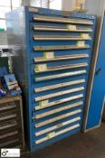 Fabricated 14-drawer Tool Cabinet