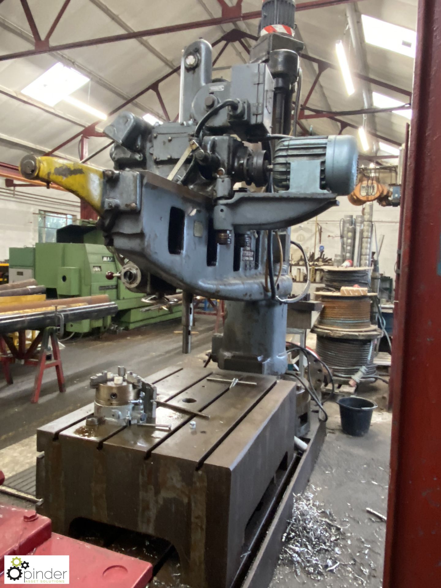 Asquith ODI 6ft Radial Arm Drill, 415volts, with slotted box table, 1290mm x 910mm x 500mm (please - Image 8 of 13