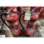 2 Foam Fire Extinguishers, 6litre