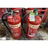 2 Foam Fire Extinguishers, 9litre