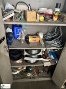 Quantity various Welding Wire and Consumables, to and including cabinet