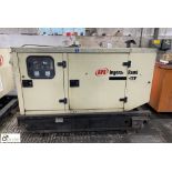 Ingersoll Rand G44 skid mounted Generator Set, 44kva, 37176hours, with acoustic cabinet