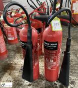 2 CO2 Fire Extinguishers, 5kg