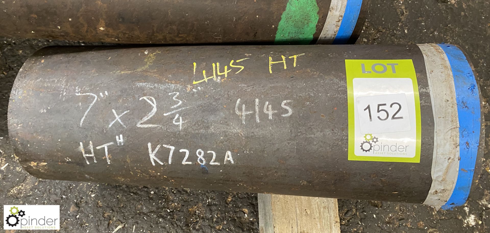K72824 Tube, grade 4145HT, OD 7in, ID 2¾in, length 0.5m, with test certificate - Image 3 of 4