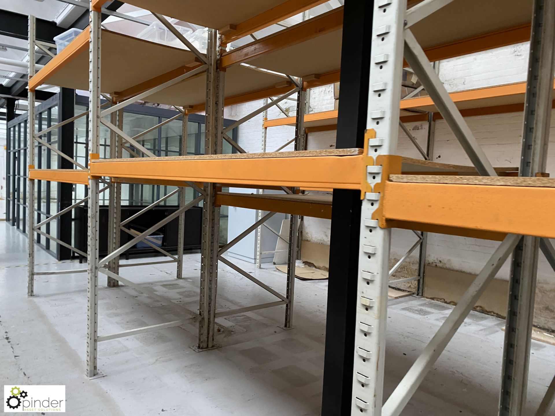 5 bays boltless Pallet Racking, comprising 6 uprights 1100mm x 3600mm high, 20 beams 2700mm x - Image 5 of 7