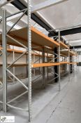 5 bays boltless Pallet Racking, comprising 6 uprights 1100mm x 3600mm high, 20 beams 2700mm x