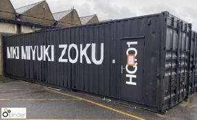 40ft Shipping Container, converted to entrance hall, shipping doors welded shut, no end to