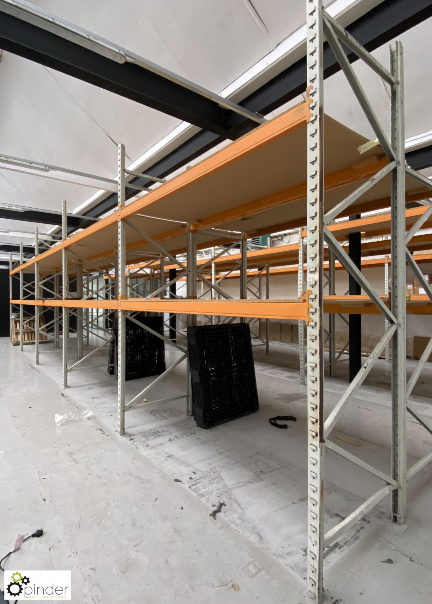 5 bays boltless Pallet Racking, comprising 6 uprights 1100mm x 3600mm high, 20 beams 2700mm x - Image 6 of 7