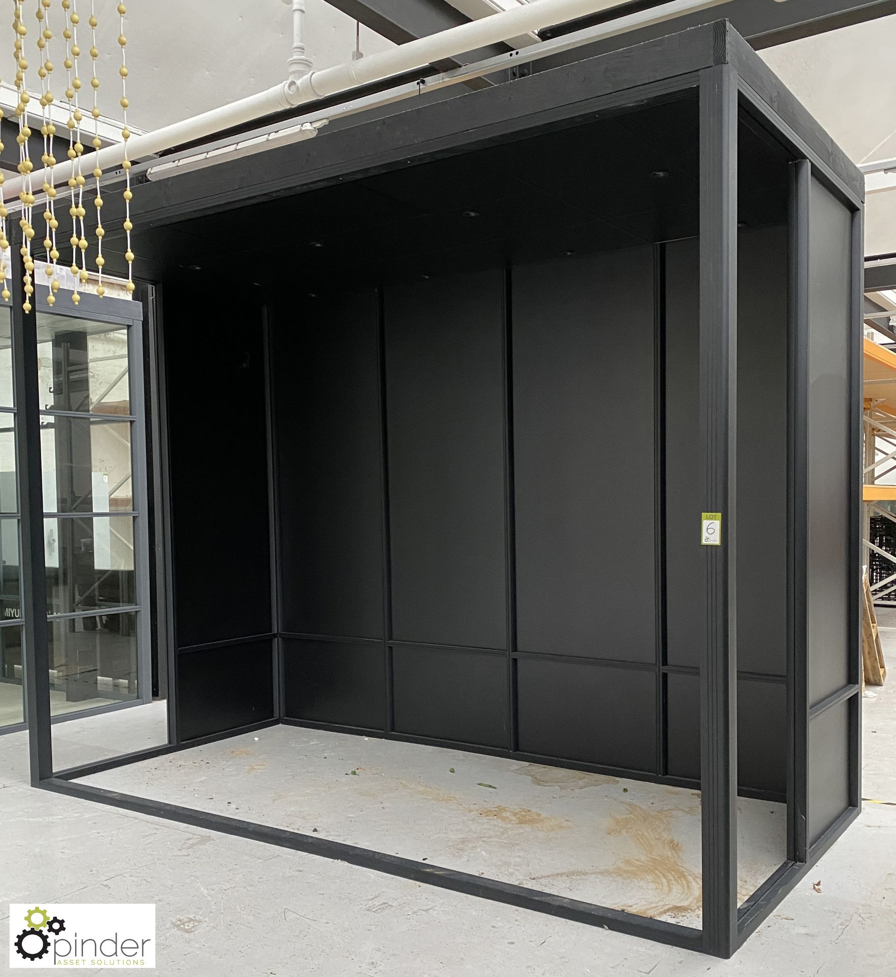 Aluminium framed illuminated Display Booth, 4000mm x 2000mm x 3150mm - Bild 2 aus 7