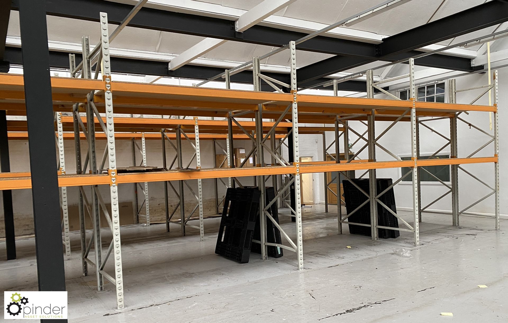 5 bays boltless Pallet Racking, comprising 6 uprights 1100mm x 3600mm high, 20 beams 2700mm x - Image 4 of 7